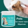 Reinigungsprodukte für Haustiere Ohrenreinigungstücher Ohrenpflege-Fingerspitzen Ohrmilbenentfernung Katzen- und Hundeohrrein