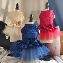 Sommerkleid für Hunde, Spitzenrock für Katzen, Haustierkleidung, Chihuahua, Tüllrock für Welpen, Katzen, Prinzessinnen-Kleidu