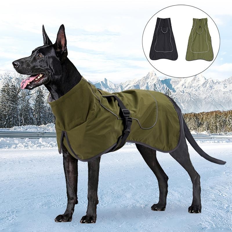 Kleidung für große Hunde, Winter-warme Weste für große Hunde, wasserdichter Mantel für Hunde, Windhund, Dobermann, Kleidung f