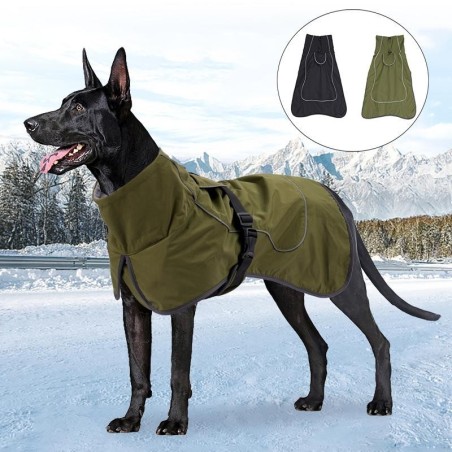 Kleidung für große Hunde, Winter-warme Weste für große Hunde, wasserdichter Mantel für Hunde, Windhund, Dobermann, Kleidung f
