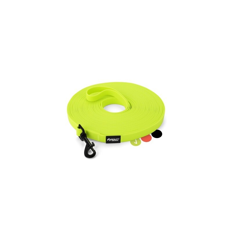 REAVET Schleppleine 15 Meter, Neon Gelb