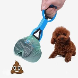 Tragbarer Hundekotsammler für Hunde und Katzen, Kunststoff, Sägezahnkante, Haustierkotschaufel, Reinigungsschaufel für drinne