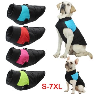 Winter-Hundekleidung, warmes Haustierkostüm für mittelgroße und große Hunde, wasserdichte Welpenjacke, Bulldoggenmantel, Bekl