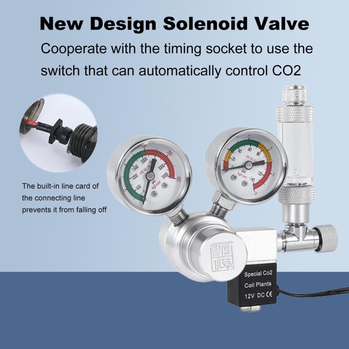 CO2-Druckentlastungsspender, Wasserregler für Aquarienregler EU CGA320