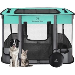 Laufstall für Hunde, faltbarer Laufstall für Hunde und Katzen, tragbares Trainingszelt, wasserabweisende, atmungsaktive Schat