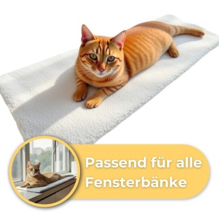 PIUPET Selbstwärmende Katzendecke für die Fensterbank