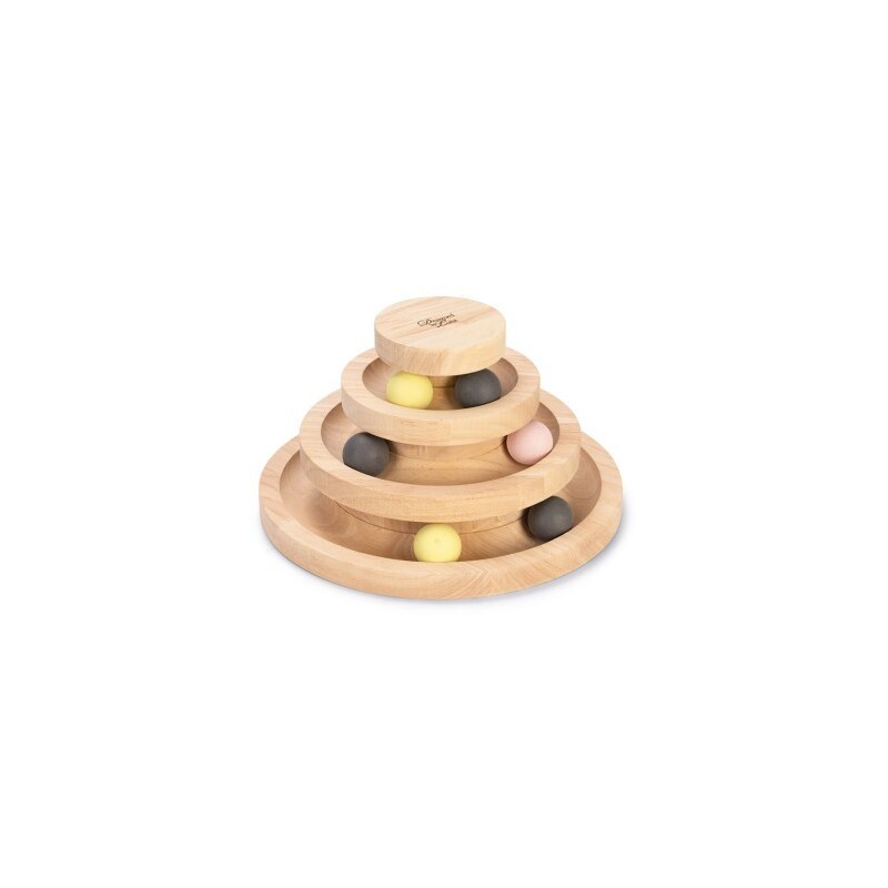 Designed by Lotte DBL Spielturm Mia Holz braun