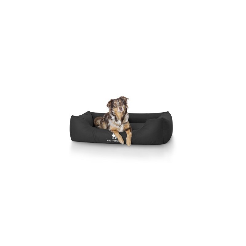 Knuffelwuff Hundebett Finlay aus Nylongewebe schwarz XL