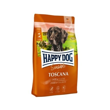 HAPPY DOG Sensible Trockenfutter Hund Adult, Toscana 1 kg