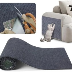 Trimmbare Katzenkratzmatte Katzenkratzbrett Sofaband Kratzbaum Selbstklebender Teppich Katzenkratzbrett Katzenzubehör Off whi