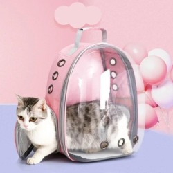 Reisen Sie stilvoll mit Ihrem Haustier: Haustier-Rucksackträger für Hund und Katze – Raumkapsel-Design für Outdoor-Abenteuer.