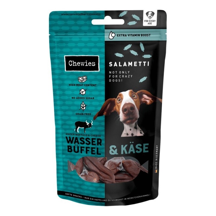 Chewies SALAMETTI 8x200g Käse und Fleisch