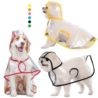 Welpen-Regenmantel, wasserdichte Haustier-Regenjacke für kleine und mittelgroße Hunde, Katzen, Overall, Chihuahua, Teddy, mit