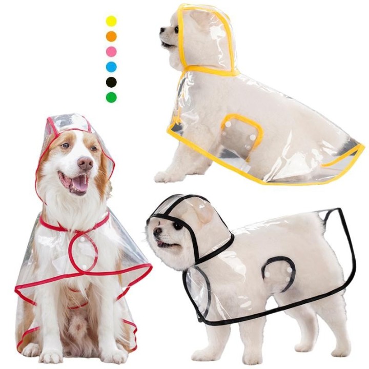 Welpen-Regenmantel, wasserdichte Haustier-Regenjacke für kleine und mittelgroße Hunde, Katzen, Overall, Chihuahua, Teddy, mit