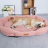 Haustierbetten für Hunde, Hundebett für Zuhause, großes Hundehüttenzubehör, waschbar, großes Bettzubehör, Plüschmatte, Zubehö