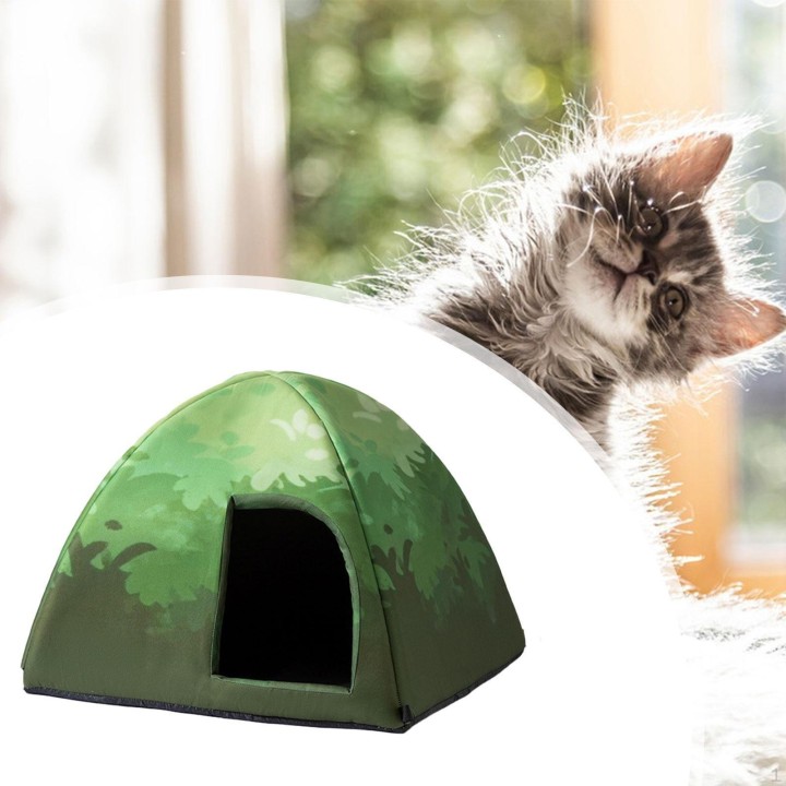 Katzenhaus für Katzen im Freien, Hundenestzelt, Zwinger, Haus, Obdachlosenheim S