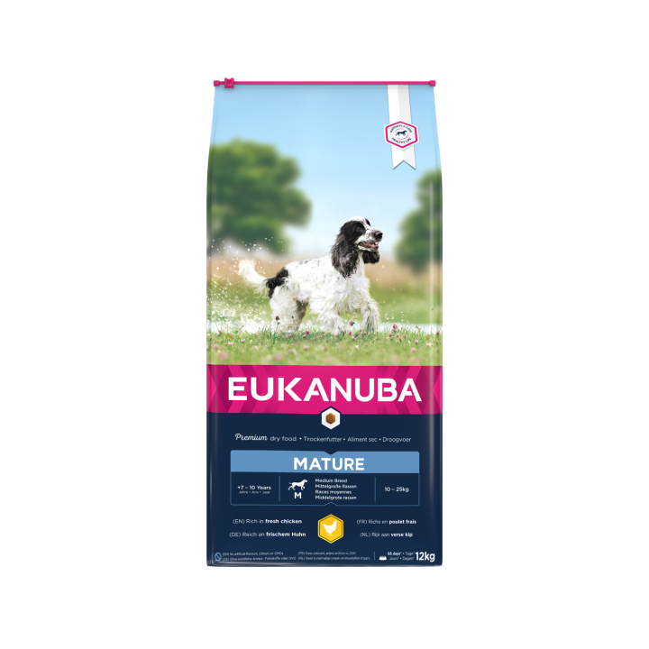 Eukanuba Dog Thriving Mature Medium Breed Hundefutter - 12 kg