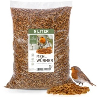 wildtier liebe Edel Mehlwürmer getrocknet 800g