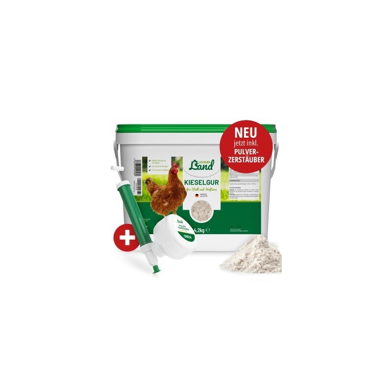 HÜHNER Land Natürliche Kieselgur 4,2kg