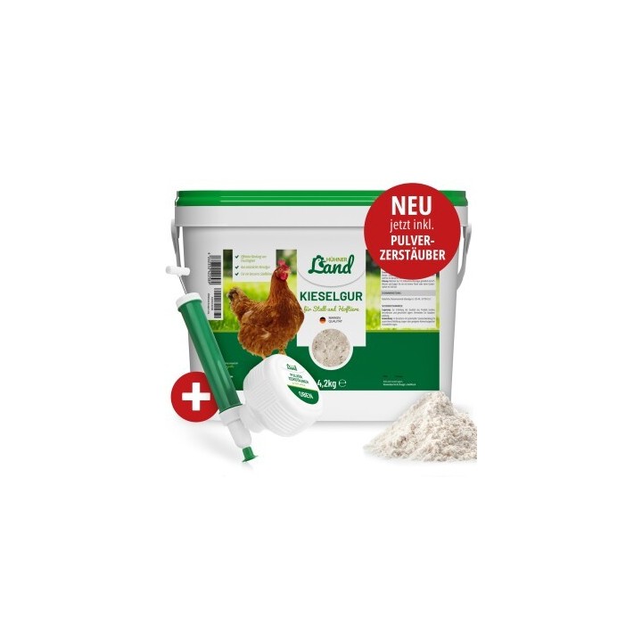 HÜHNER Land Natürliche Kieselgur 4,2kg