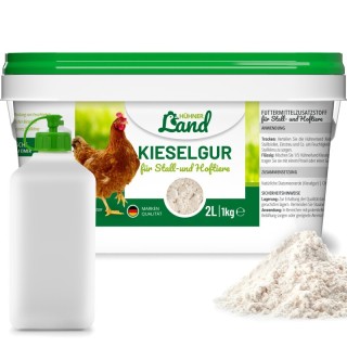 HÜHNER Land Natürliche Kieselgur 1kg
