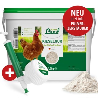 HÜHNER Land Natürliche Kieselgur 4,2kg