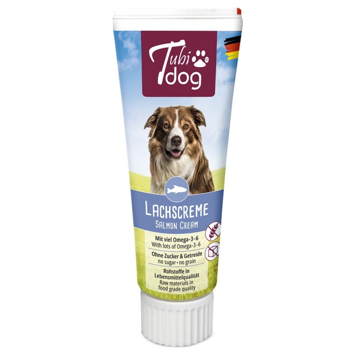 Tubidog Lachscreme in der Tube - Sparpaket: 6 x 75 g