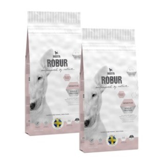 BOZITA Robur Sensitive Lachs und Reis 2x12,5 kg