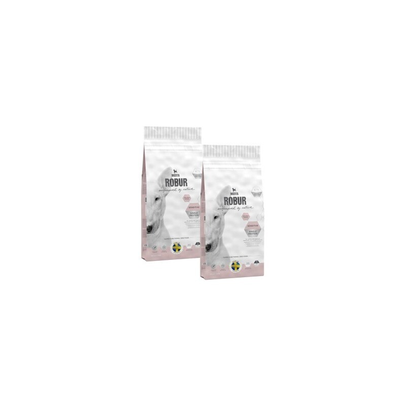 BOZITA Robur Sensitive Lachs und Reis 2x12,5 kg