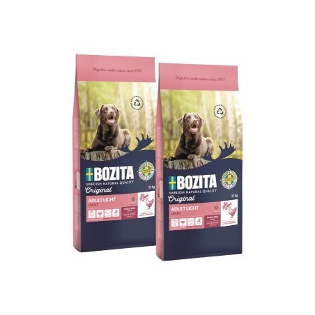 BOZITA Dog Original Adult Light 2x12 kg