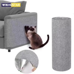 Kratzmatte für Katzen, selbstklebend, zuschneidbarer Teppich, Kratzbaum-Teppich für Katzen zum Schutz von Sofas und Möbeln vo