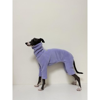 Fahison Whippet Italienische Windspielkleidung Luxus Fleece Hundejammies Winter Warm Rollkragen Stretch Haustierkleidung M 4-
