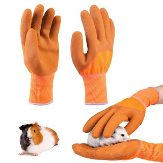 Bissfeste Handschuhe für Hamster, Sicherheitsschutz für den Umgang mit Haustieren, Spielzeug aus Polyester, weich und bequem,