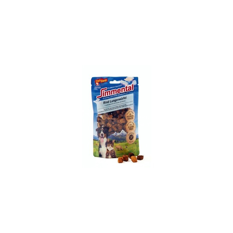 DeliBest Simmental Rind Lungenwürfel 60g