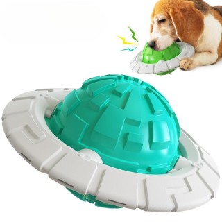 Hundezahnen Fliegenstapelspielzeug Interaktiver Frisbeeball Heimtierbedarf Hundespielzeug 15*15*8.8cm