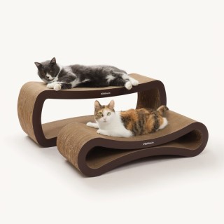 AstroPet PetRhein Kratzpappe Ascent Paw braun