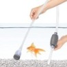 Hochwertiger, grauer Siphonschlauch für den Wasserwechsel im Aquarium, 1,5 Meter flexibel | Einfach zu verwendender Kiesreini