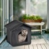 Katzenhaus, wasserdicht, für den Außenbereich, hält warm, Katzenhöhle, Nest, lustig, faltbar und waschbar, für Kätzchen, Welp