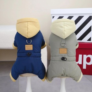 Winter Haustier Hund Kleidung Teddy Haustier Overalls Verdickt DADAGOU Haustier Kleidung Hund Kostüm Ropa Para Perro S