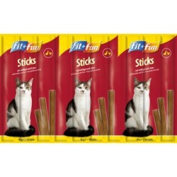 FIT+FUN Sticks 25x10 Stück Geflügel & Leber