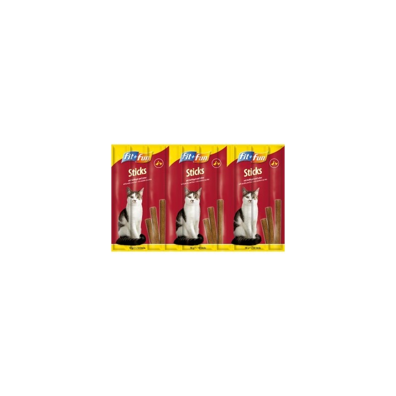 FIT+FUN Sticks 25x10 Stück Geflügel & Leber