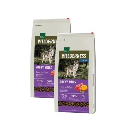 REAL NATURE WILDERNESS Rocky Hills Rind & Ziege 2x12 kg