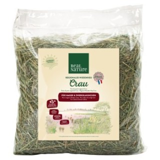 REAL NATURE Wiesenheu regional Crau für Nager und Zwergkaninchen 1,5 kg