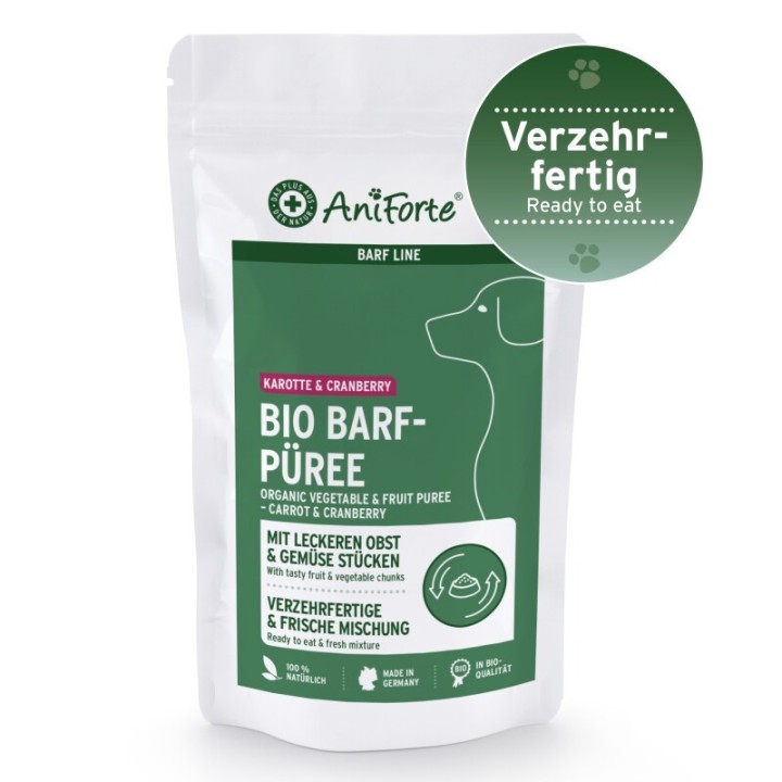 AniForte BIO BARF Püree Karotte & Cranberry 14x150 g