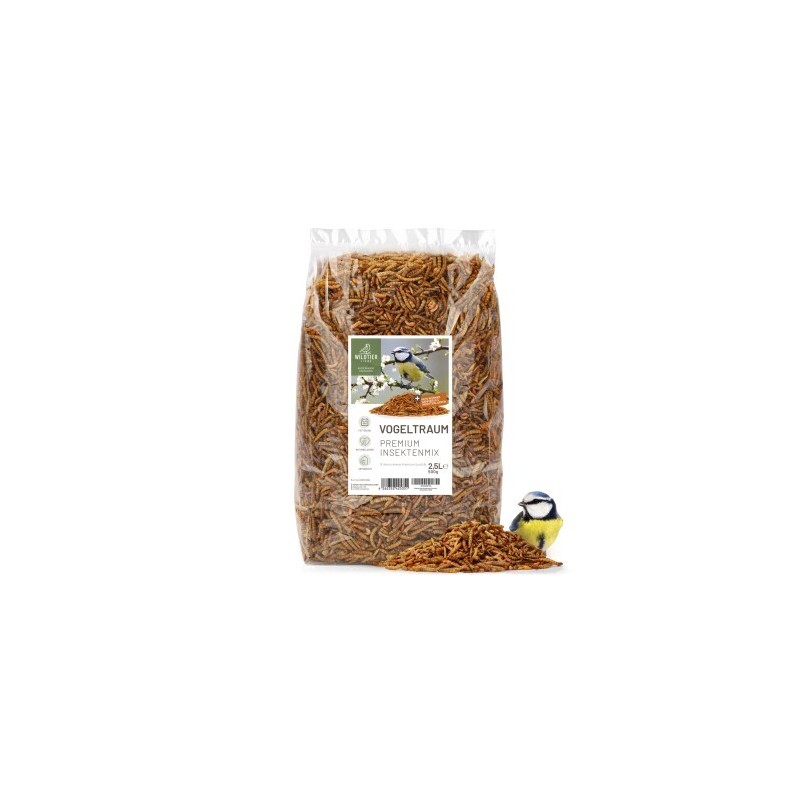 wildtier liebe Vogeltraum - Premium Insektenmix 500g