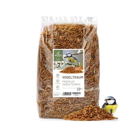 wildtier liebe Vogeltraum - Premium Insektenmix 500g