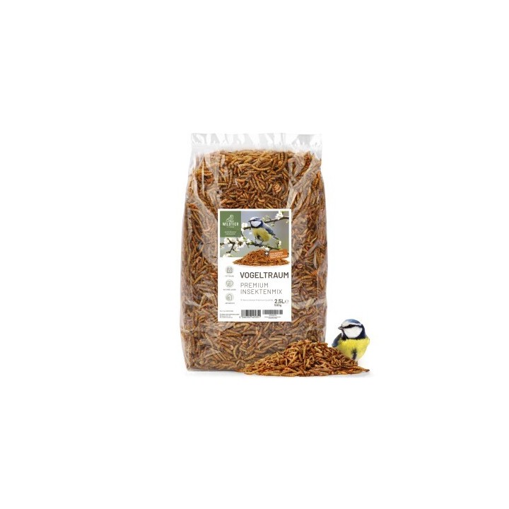 wildtier liebe Vogeltraum - Premium Insektenmix 500g
