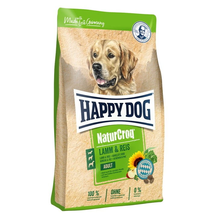 Happy Dog NaturCroq Lamm & Reis - 15 kg