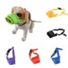 Verstellbarer Haustier-Welpen-Mundschutz, reine Farbe, Anti-Beißschutz, weicher Hundemaulkorb L