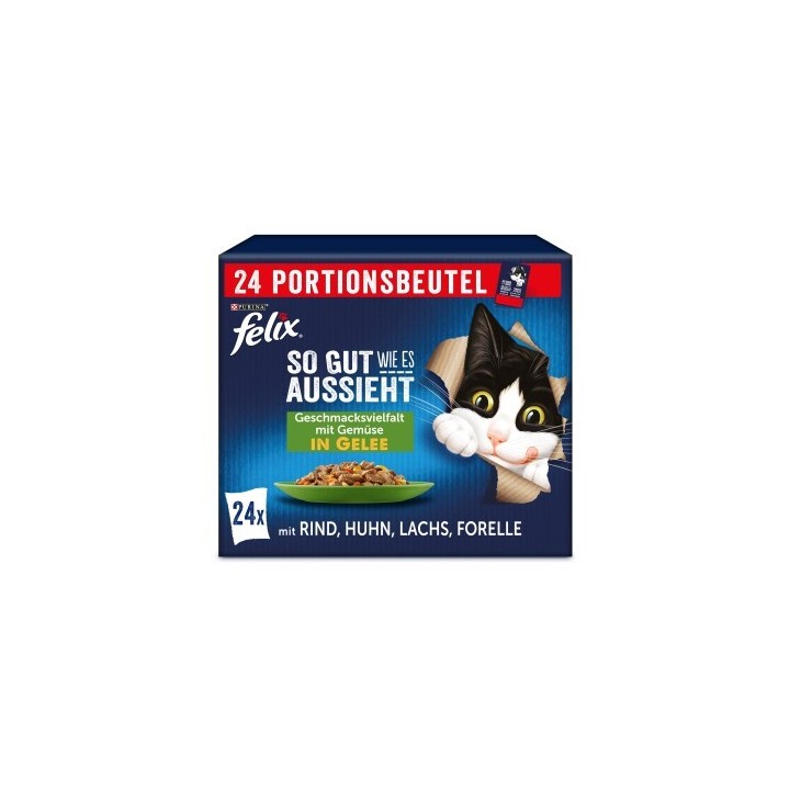 Felix So gut wie es aussieht 24x85g Geschmacksvielfalt mit Gemüse